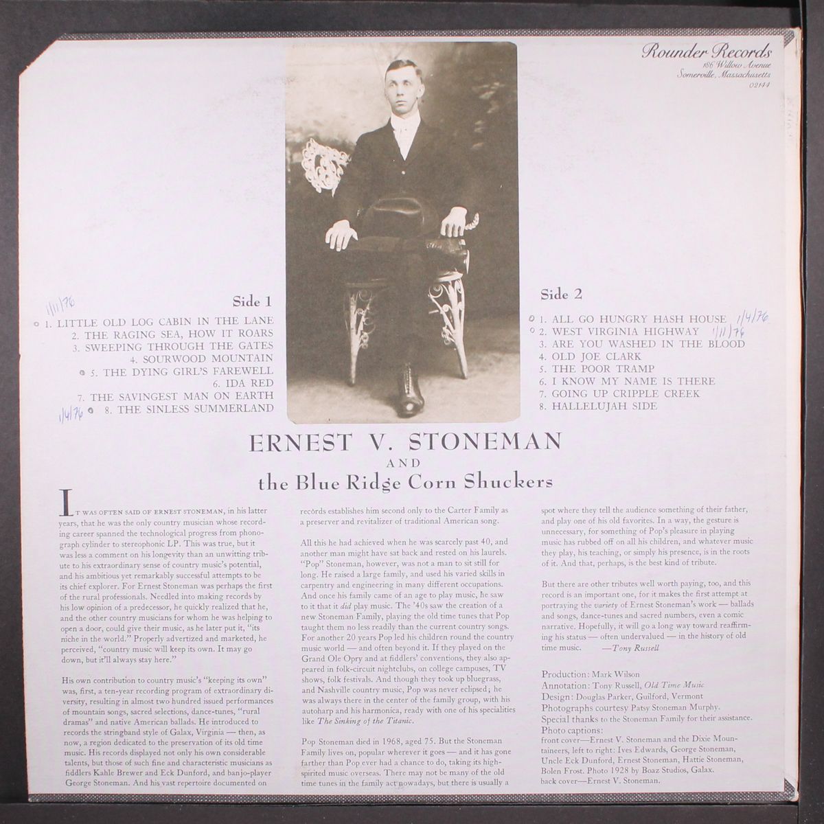 ernest v. stoneman and the blue ridge corn shuckers by ERNEST STONEMAN