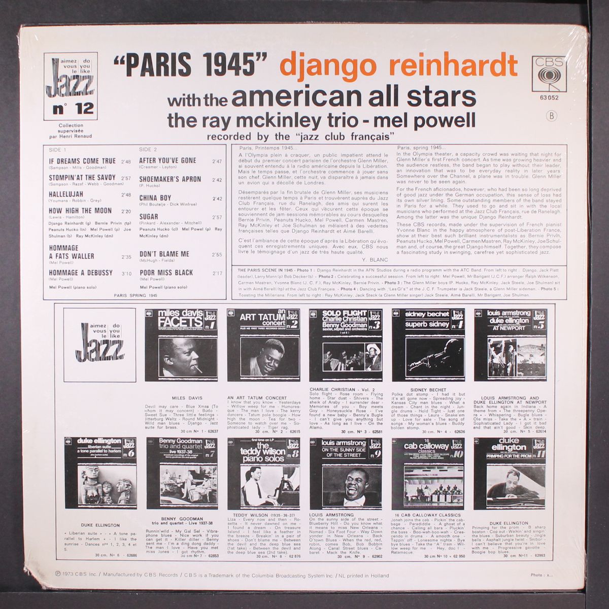 paris 1945 by DJANGO REINHARDT