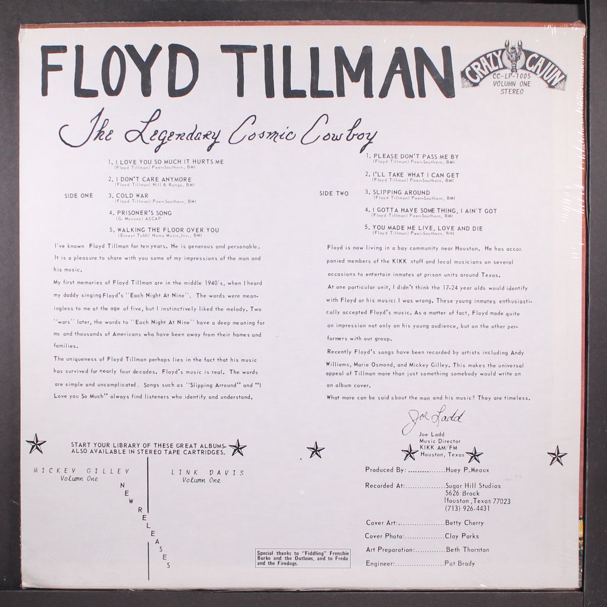 golden hits by FLOYD TILLMAN