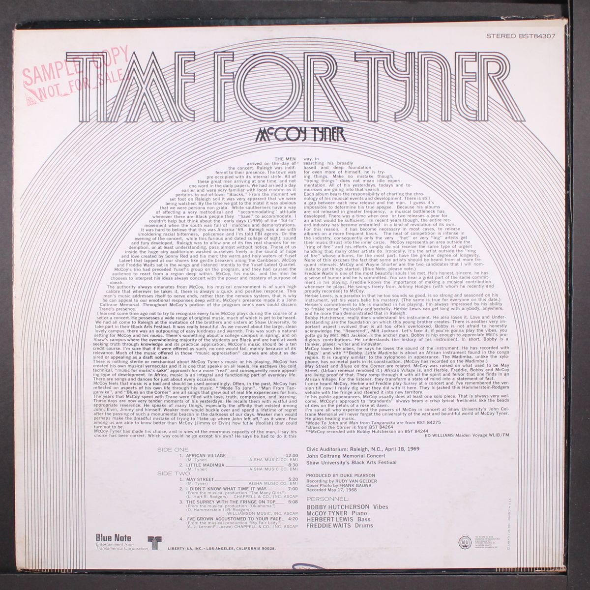 time for tyner by MCCOY TYNER