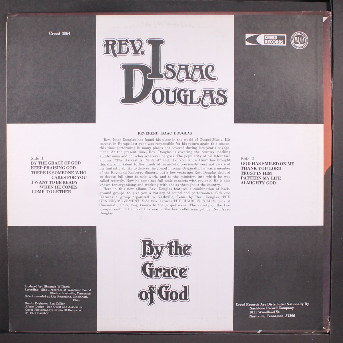 by the grace of god by REV. ISAAC DOUGLAS