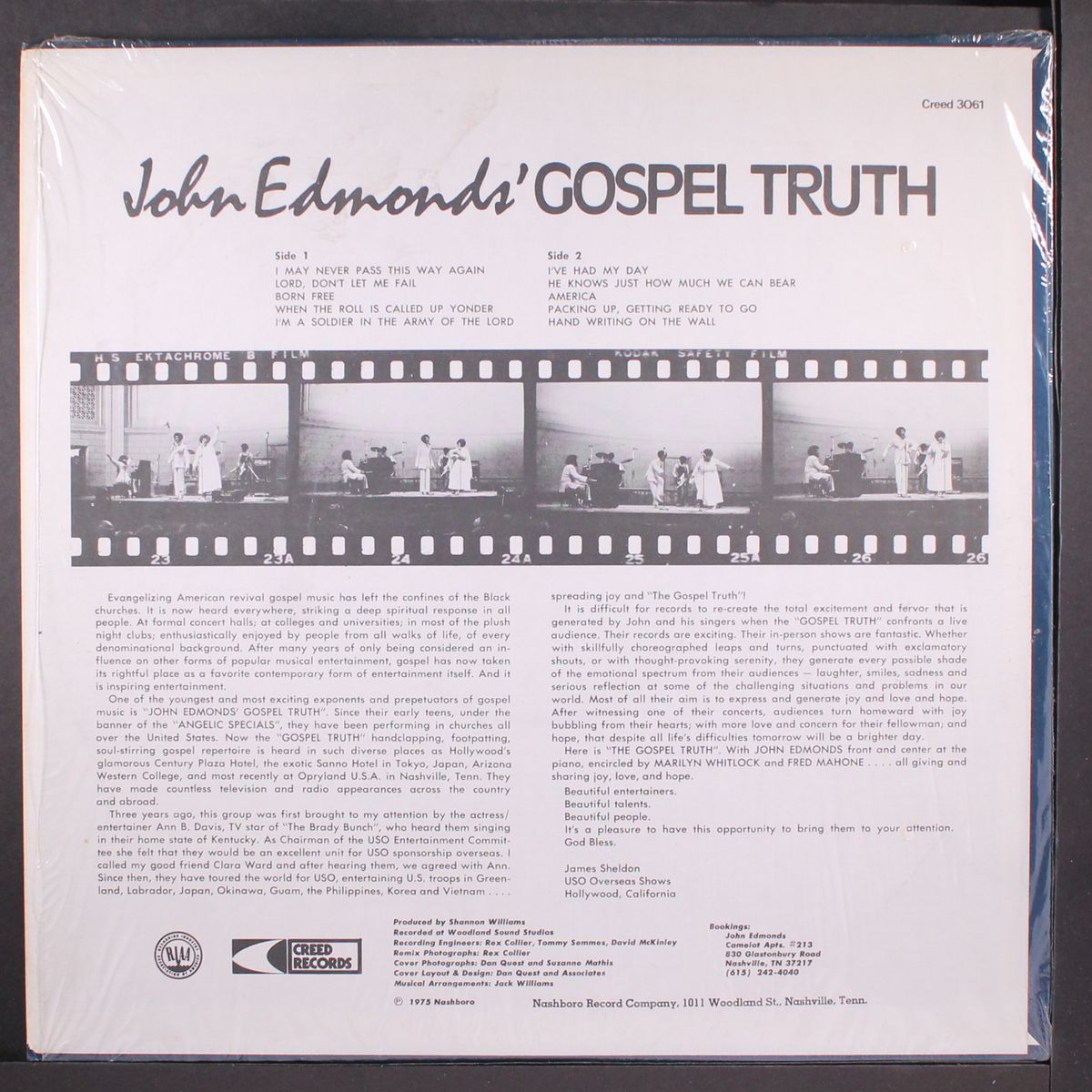 john edmonds' gospel truth by JOHN EDMONDS' GOSPEL TRUTH