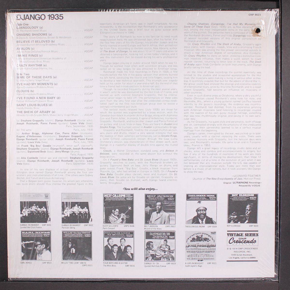 django 1935 by DJANGO REINHARDT