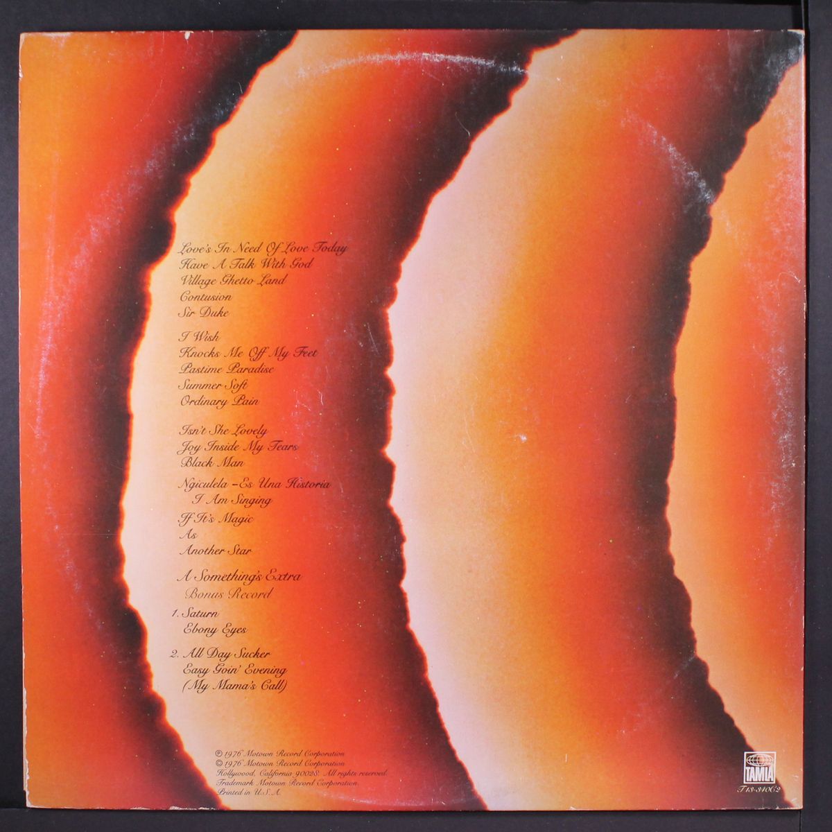 songs in the key of life by STEVIE WONDER