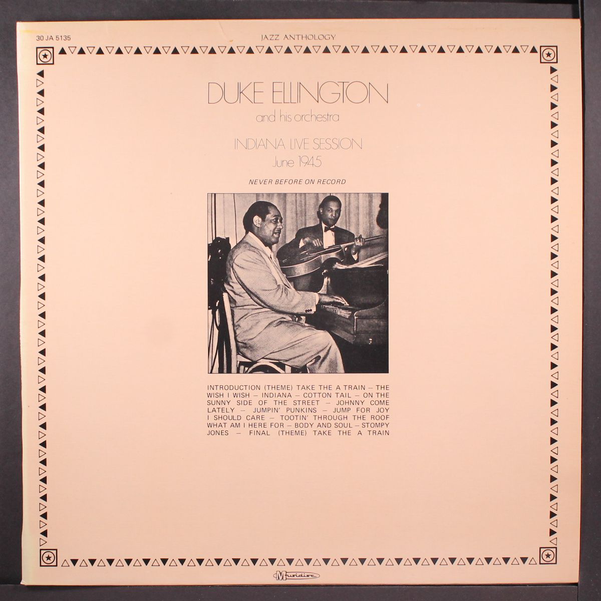 indiana live session, june 1945 by DUKE ELLINGTON