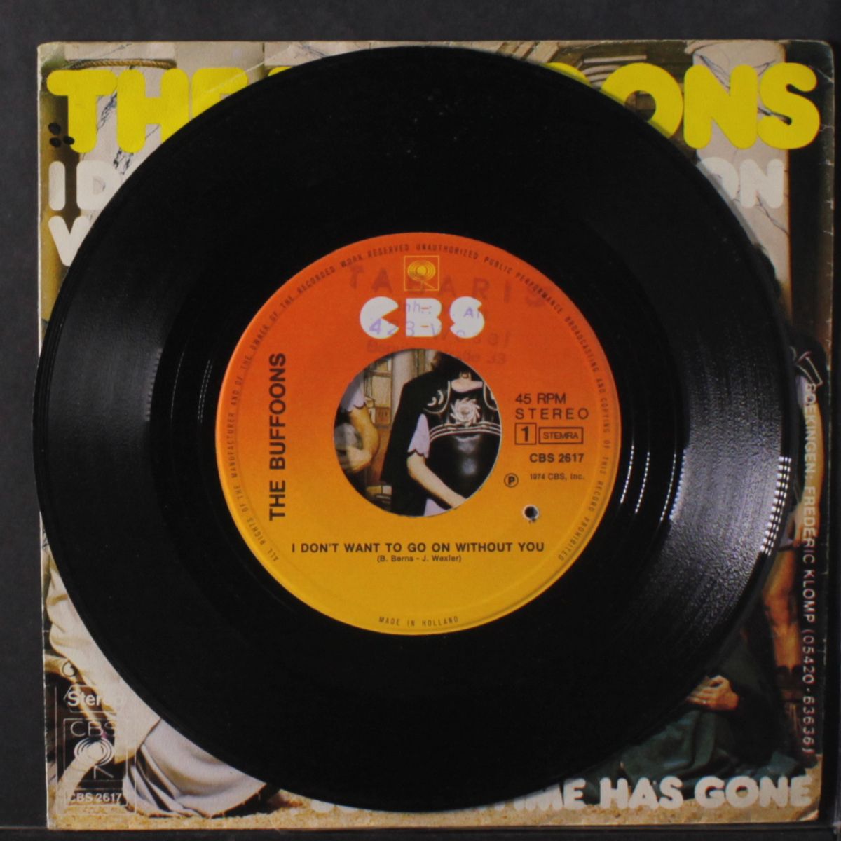 i don't want to go on without you / summertime has gone by BUFFOONS