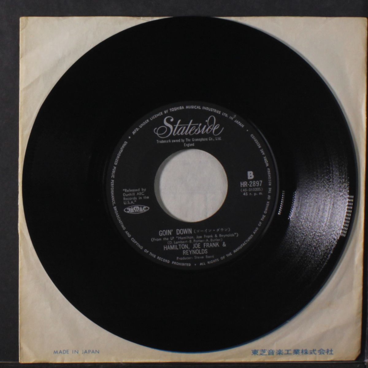 annabella / goin' down by HAMILTON, JOE FRANK & REYNOLDS