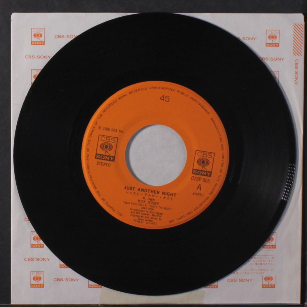 just another night / turn the girl loose by MICK JAGGER