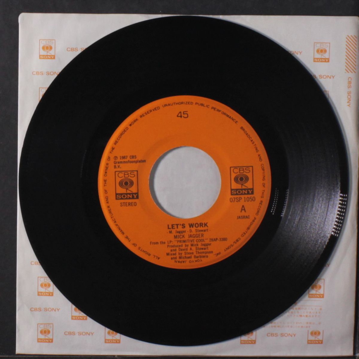 let's work / catch as catch can by MICK JAGGER