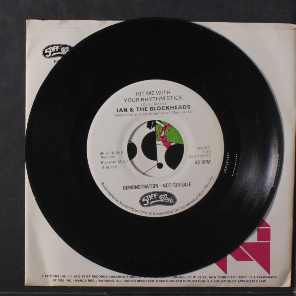 hit me with your rhythm stick / mono by IAN & BLOCKHEADS