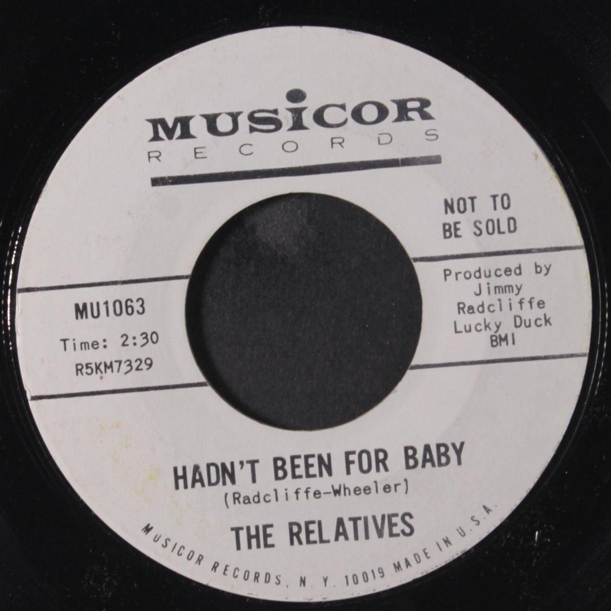 hadn't been for baby / eternally by RELATIVES