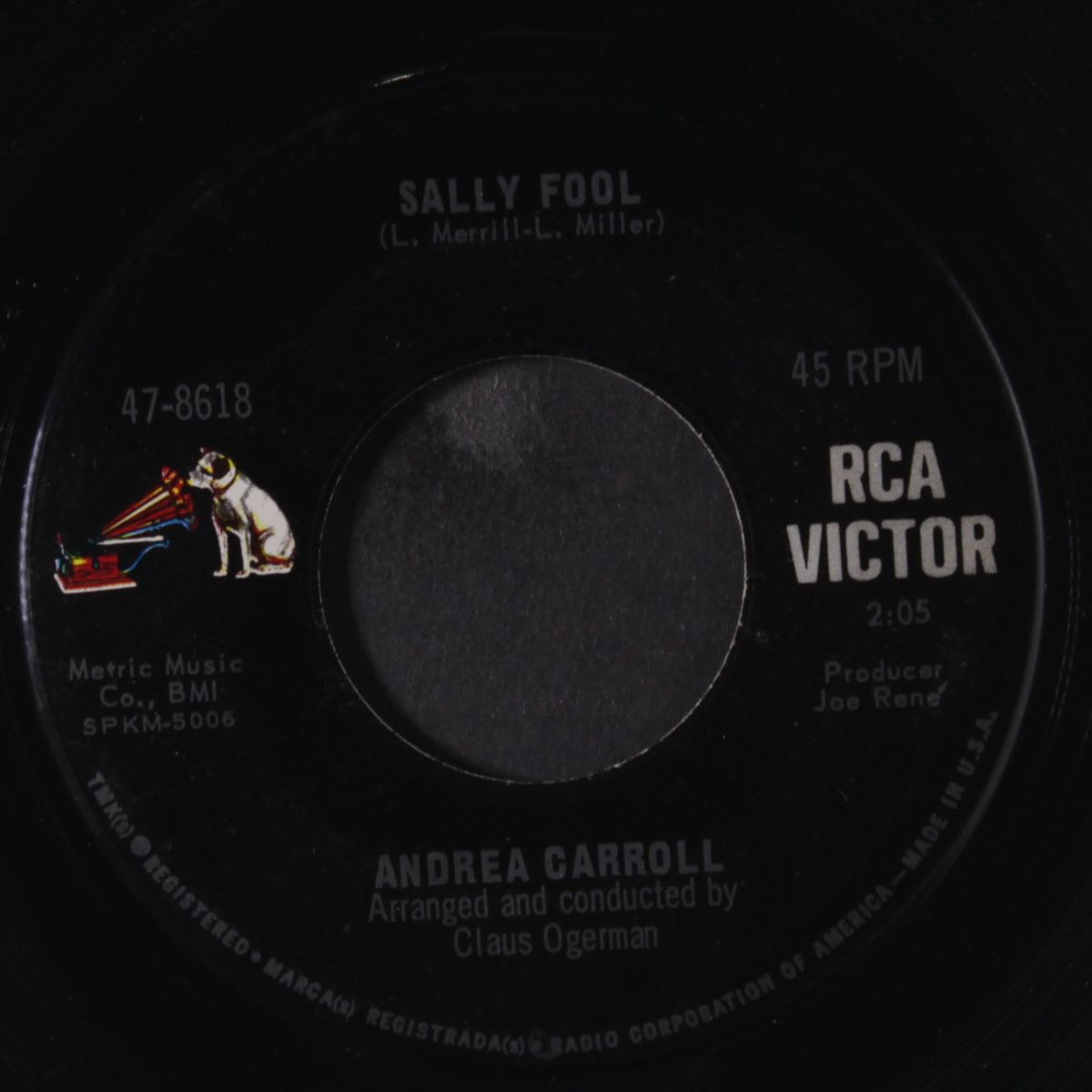 sally fool / mr. music man by ANDREA CARROLL