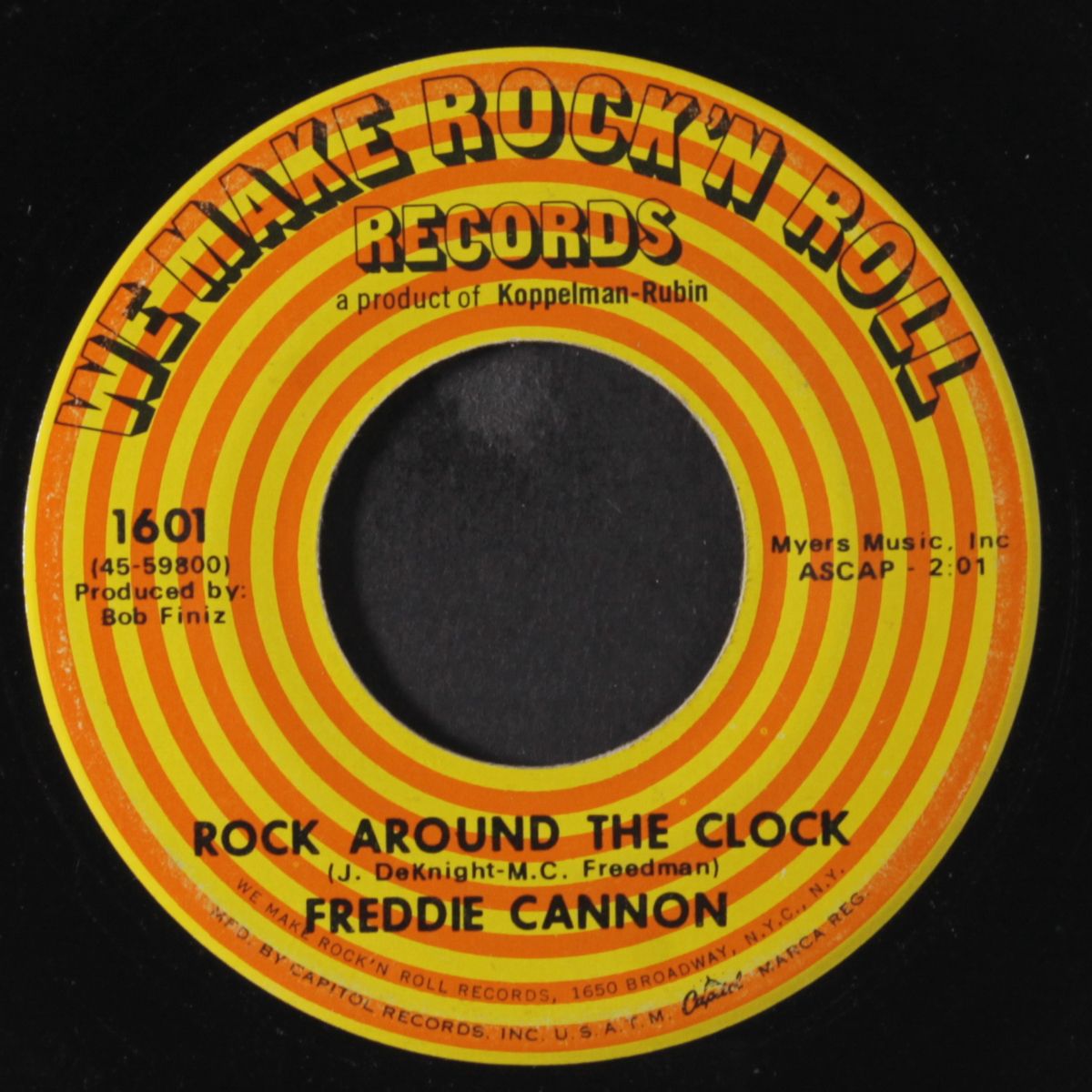 rock around the clock / sock it to the judge by FREDDY CANNON