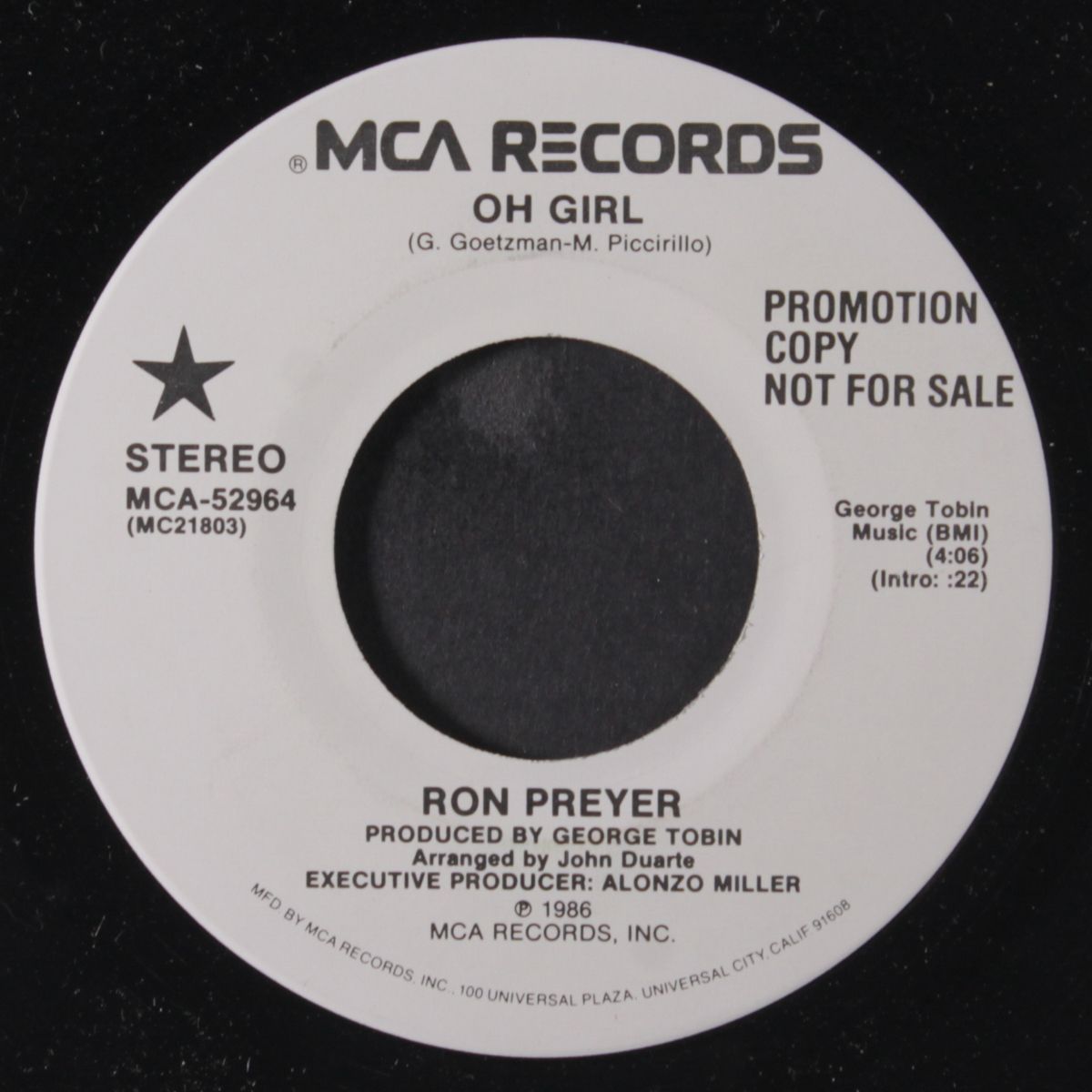 oh girl / same by RON PREYER