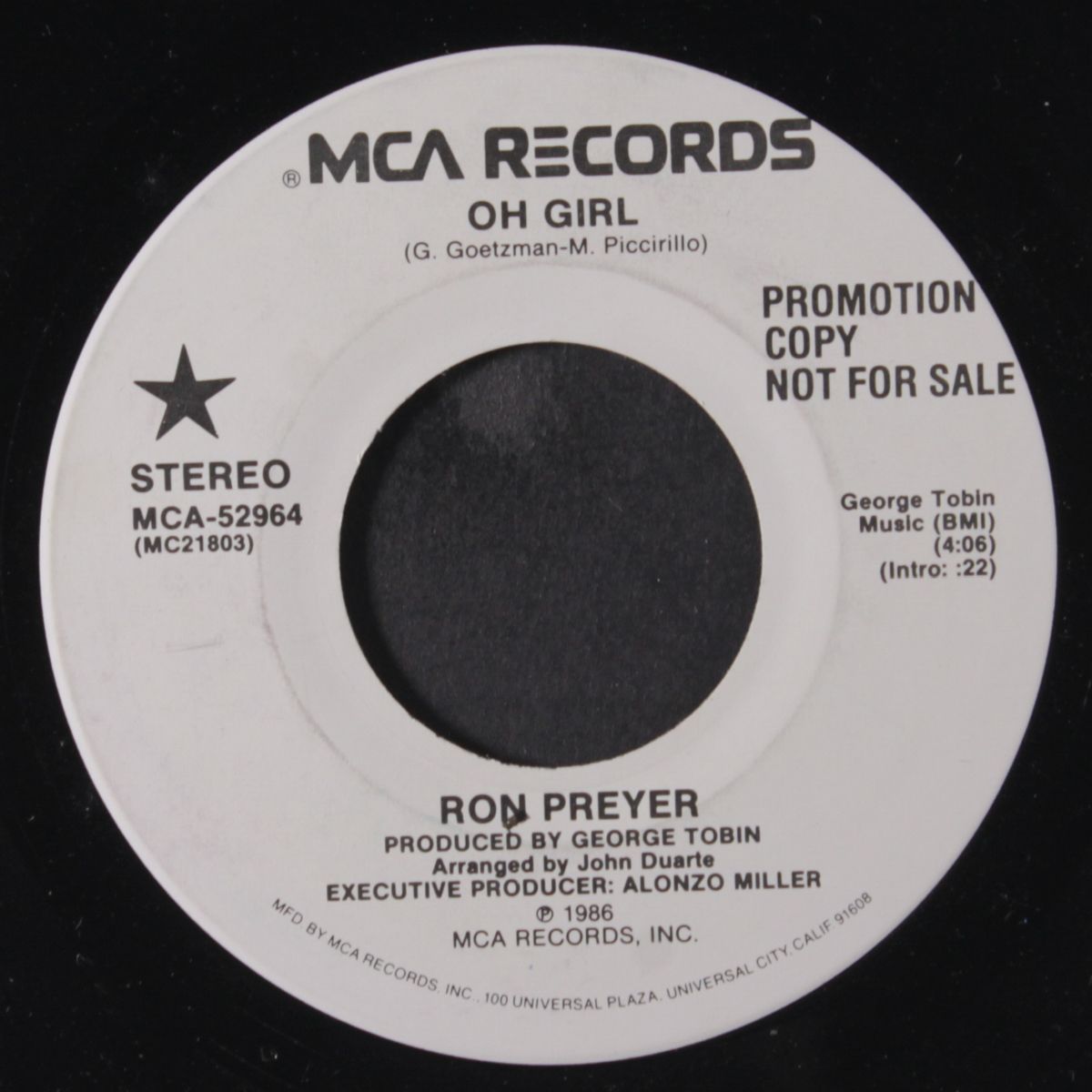 oh girl / same by RON PREYER