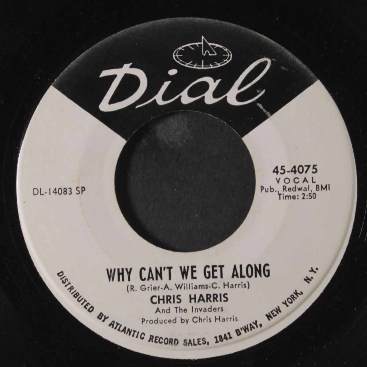 why can't we get along / so much soul by CHRIS HARRIS & INVADERS