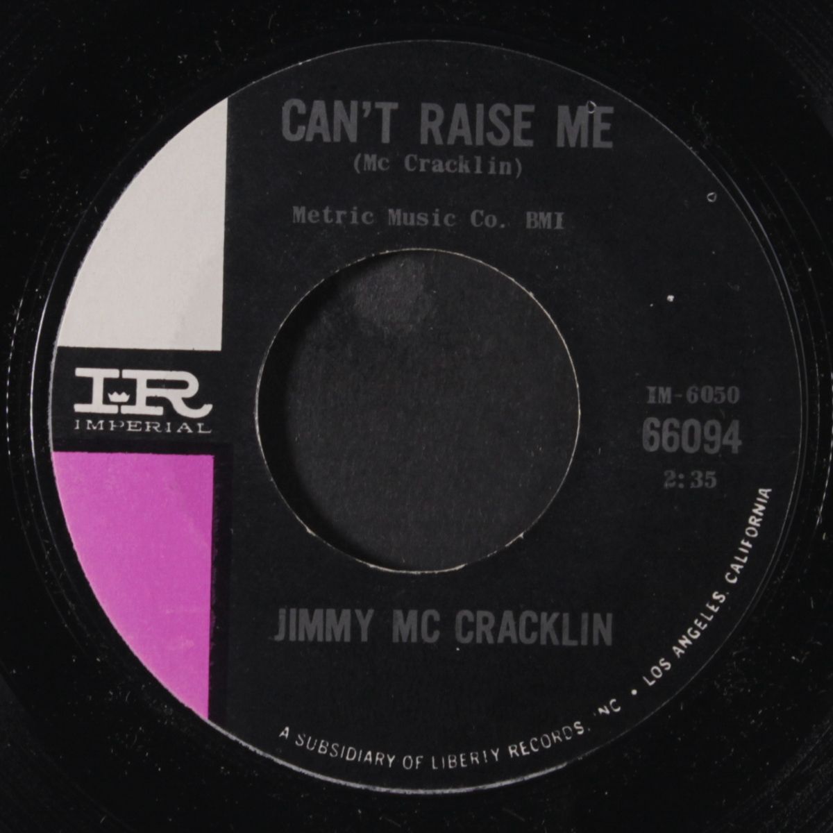 can't raise me / every night, every day by JIMMY MCCRACKLIN