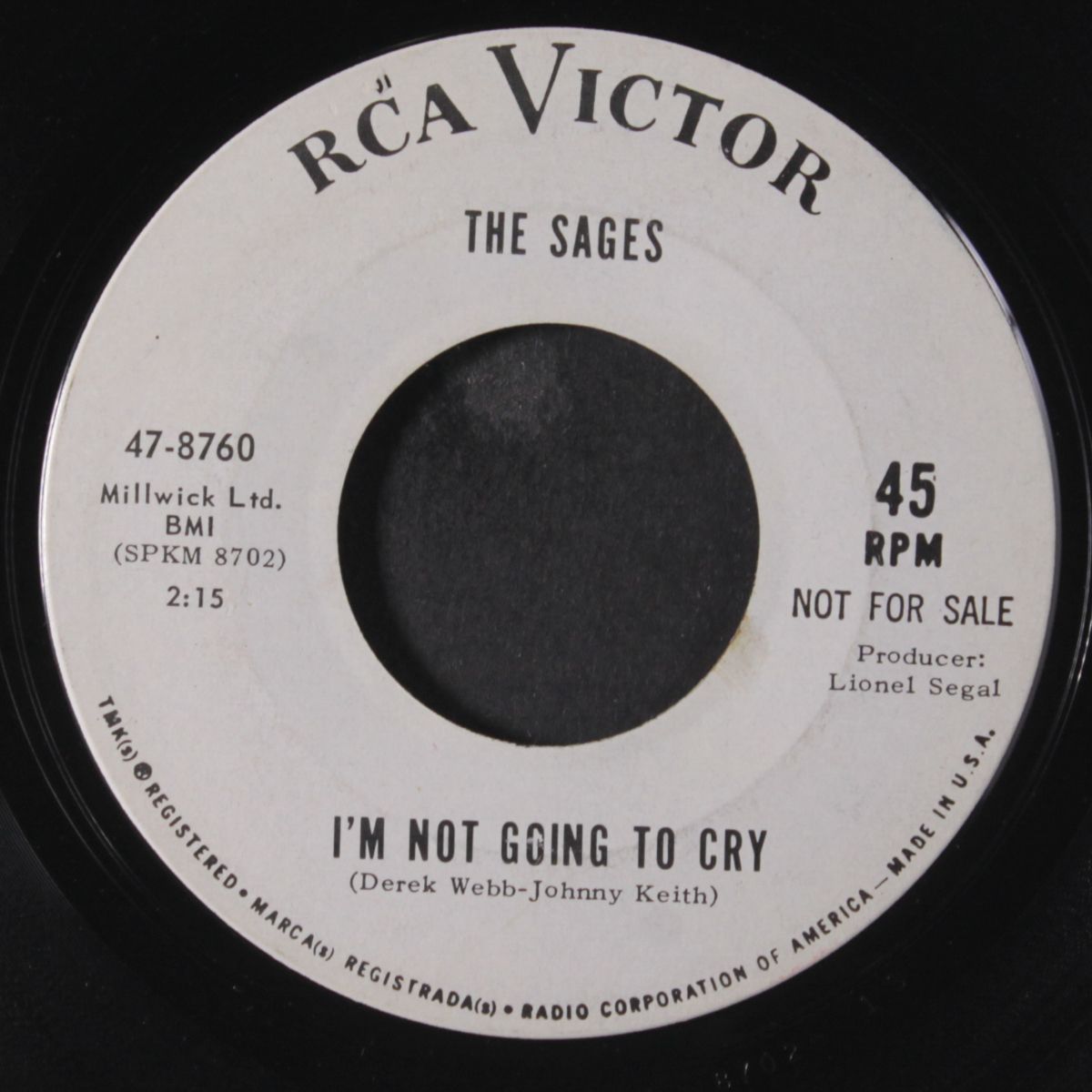 in the beginning / i'm not going to cry by SAGES
