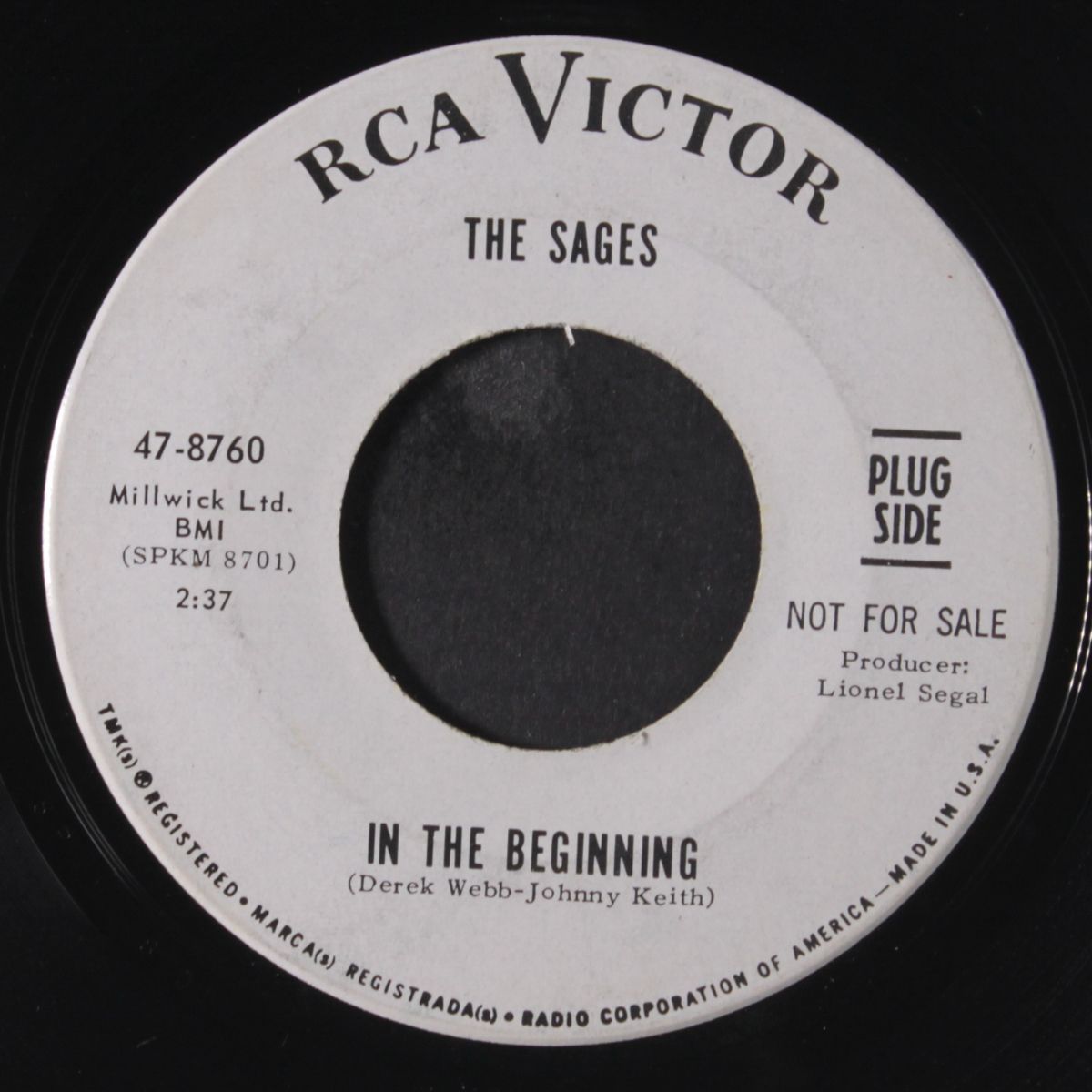 in the beginning / i'm not going to cry by SAGES