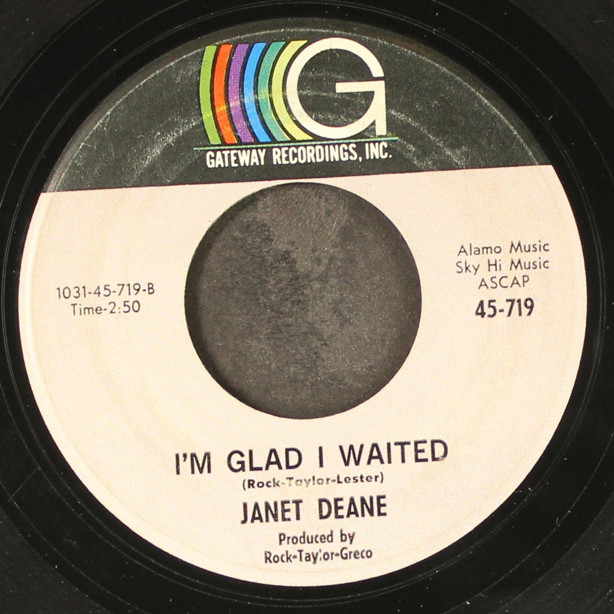 i'm glad i waited / another night alone by JANET DEANE
