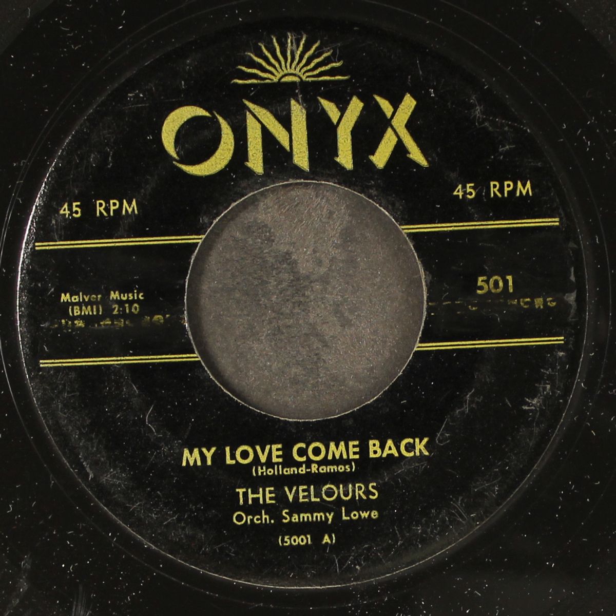 my love come back / honey drop by VELOURS