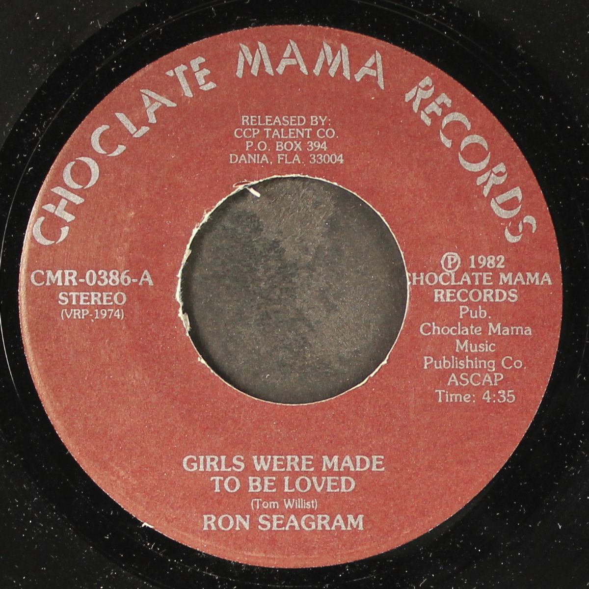 girls were made to be loved / i wanna spend my whole lifetime by RON SEAGRAM