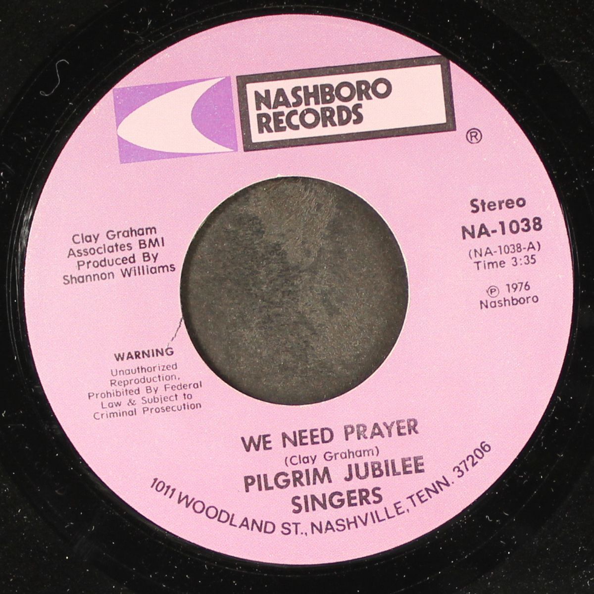 we need prayer / step out by PILGRIM JUBILEE SINGERS
