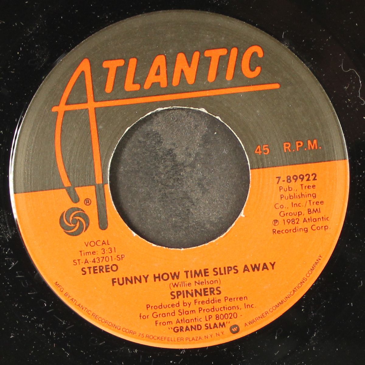 funny how time slips away / i'm calling you now by SPINNERS