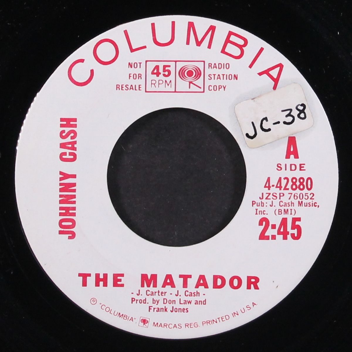 the matador / still in town by JOHNNY CASH