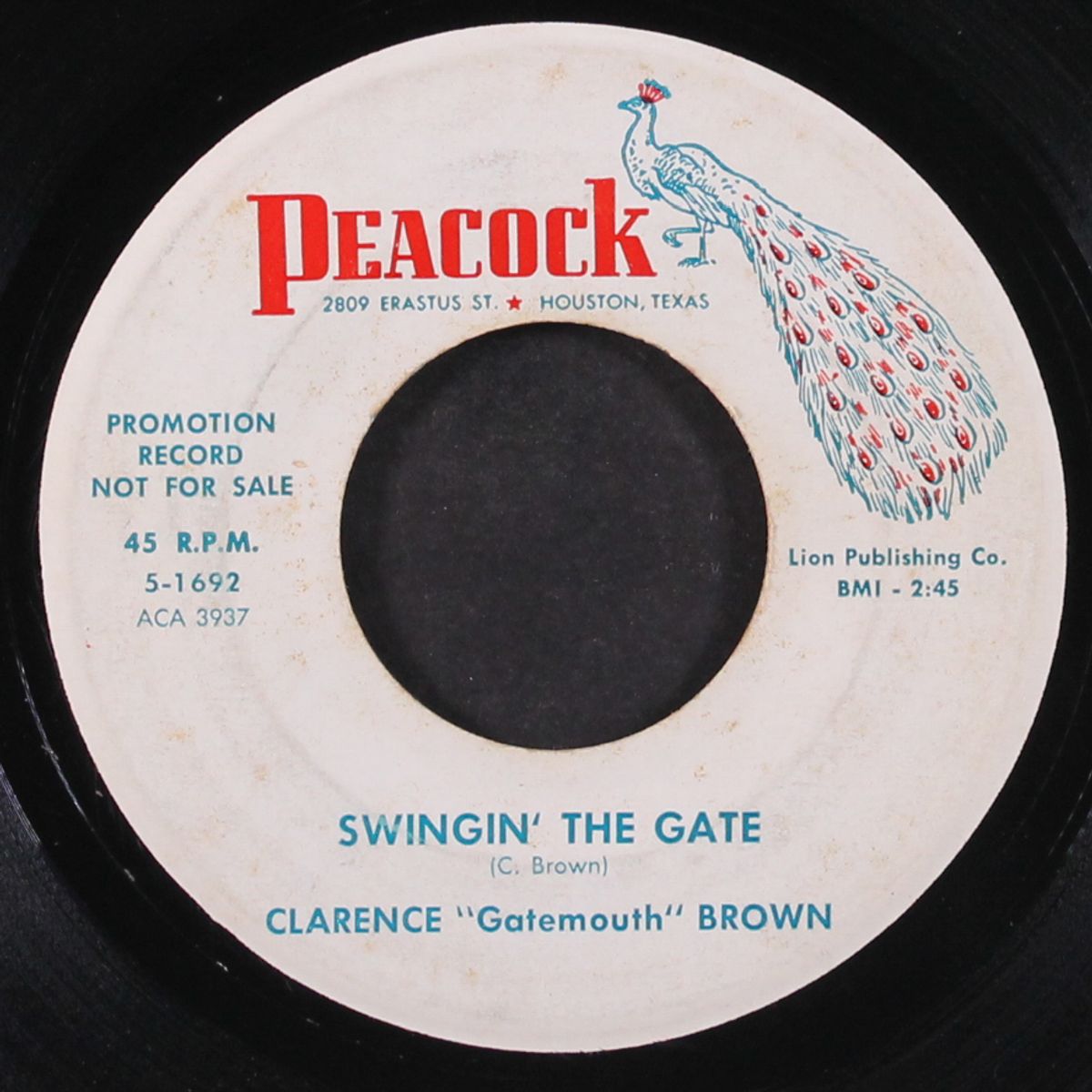 just before dawn / swingin' the gate by CLARENCE 'GATEMOUTH' BROWN