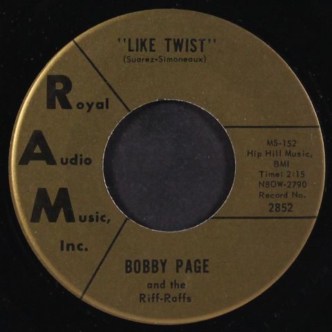 BOBBY PAGE & RIFF-RAFFS