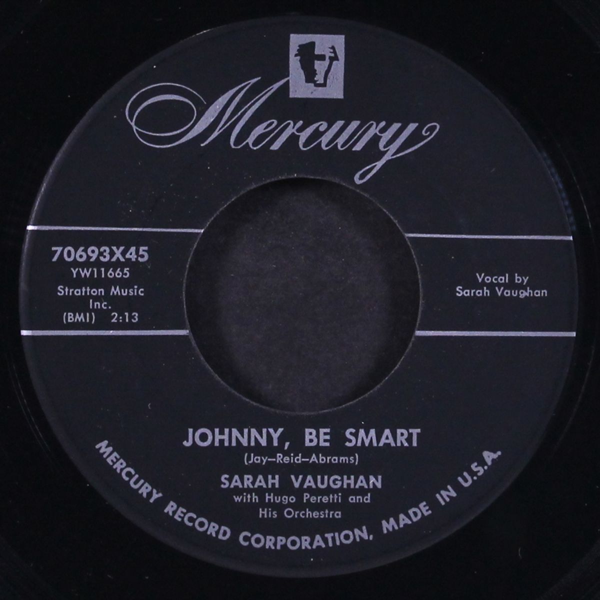 johnny, be smart / hey naughty papa by SARAH VAUGHAN