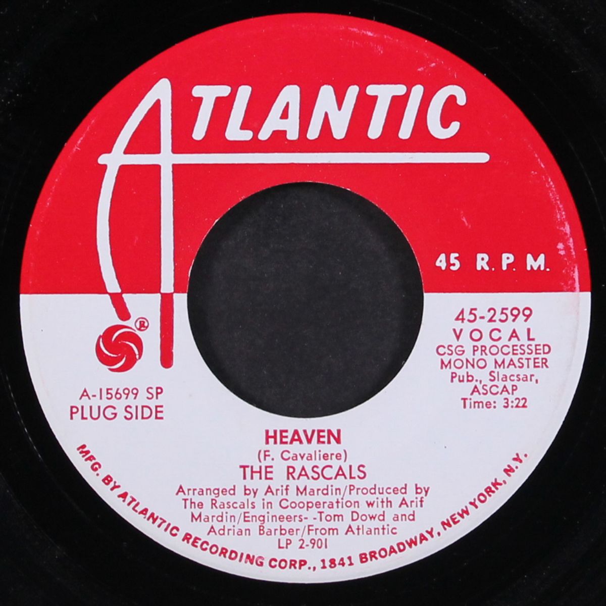 heaven / baby i'm blue by RASCALS