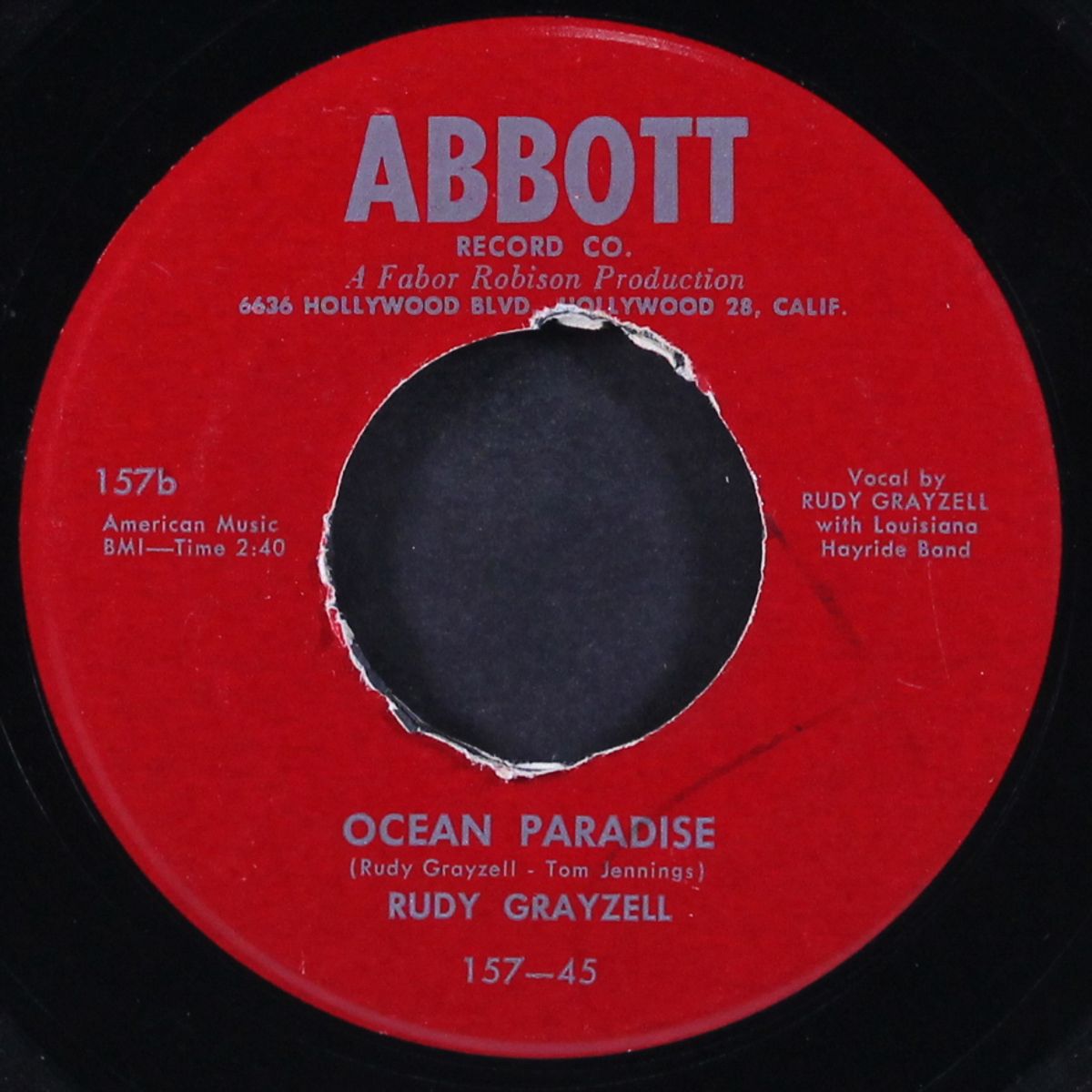 it ain't my baby / ocean paradise by RUDY GRAYZELL