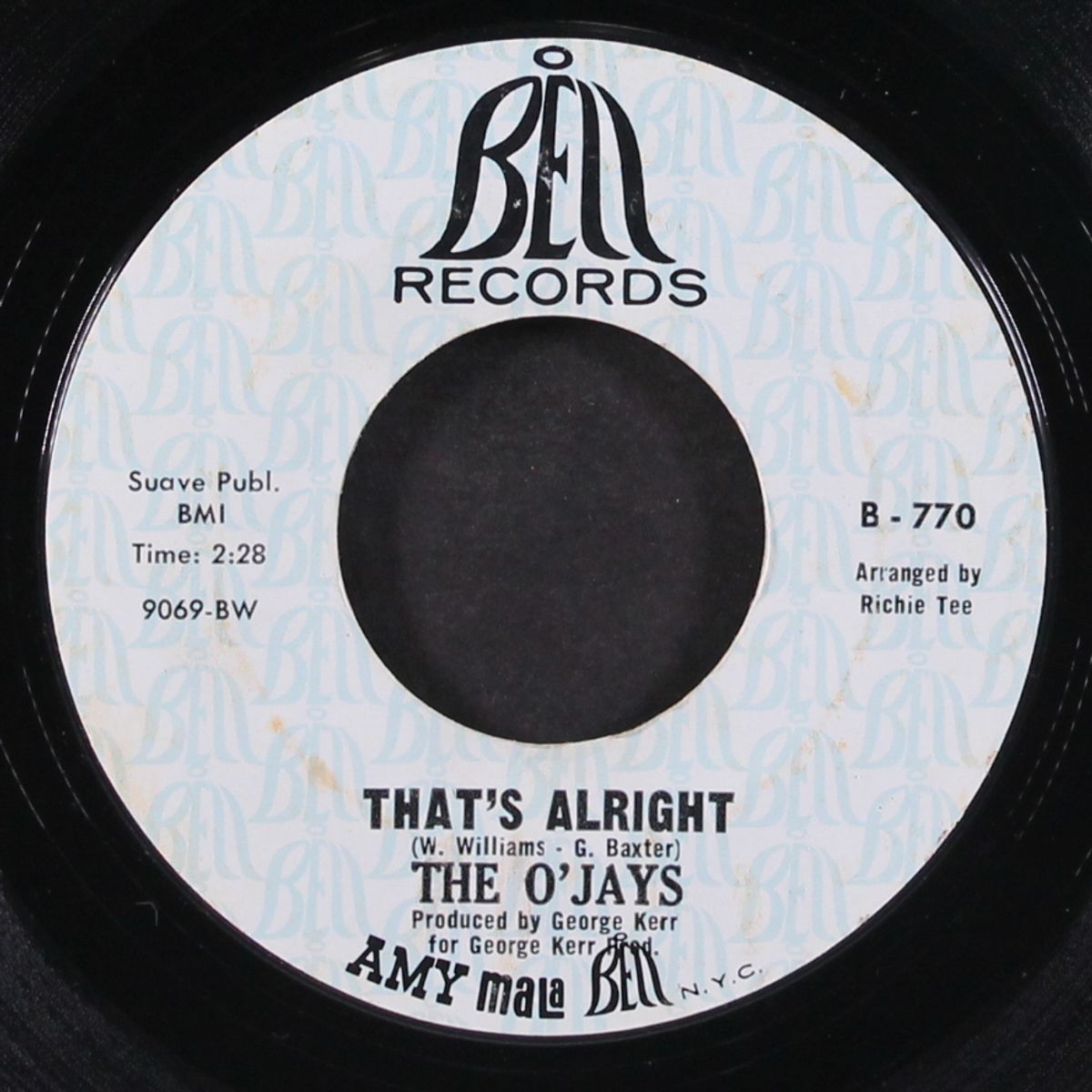 that's alright / don't you know a true love by O'JAYS