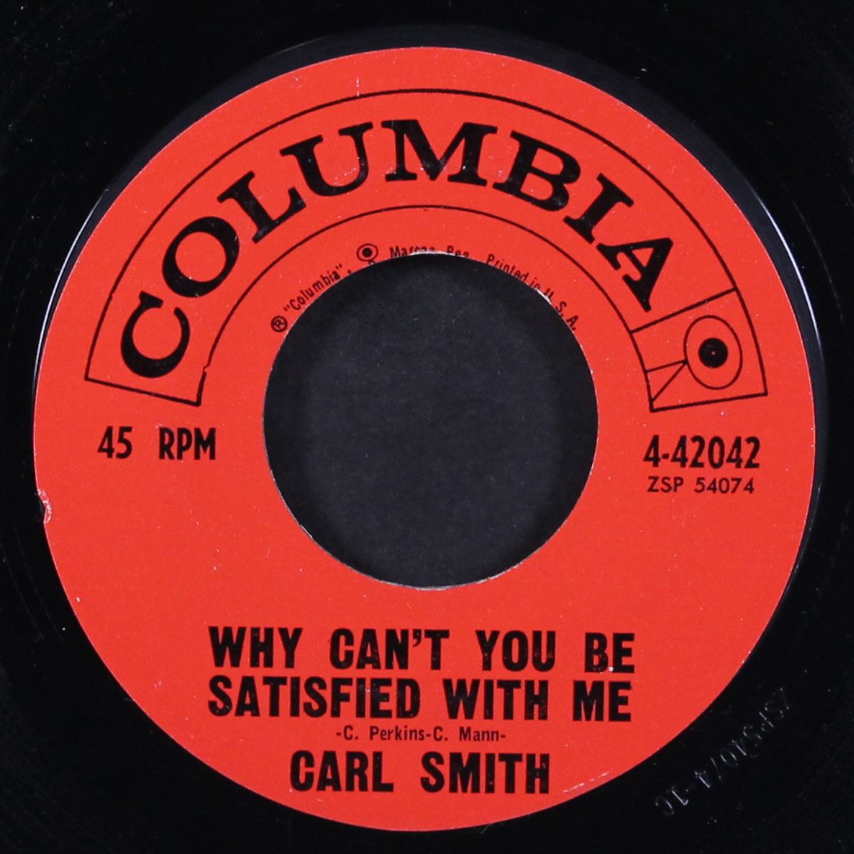 why can't you be satisfied with me by CARL SMITH