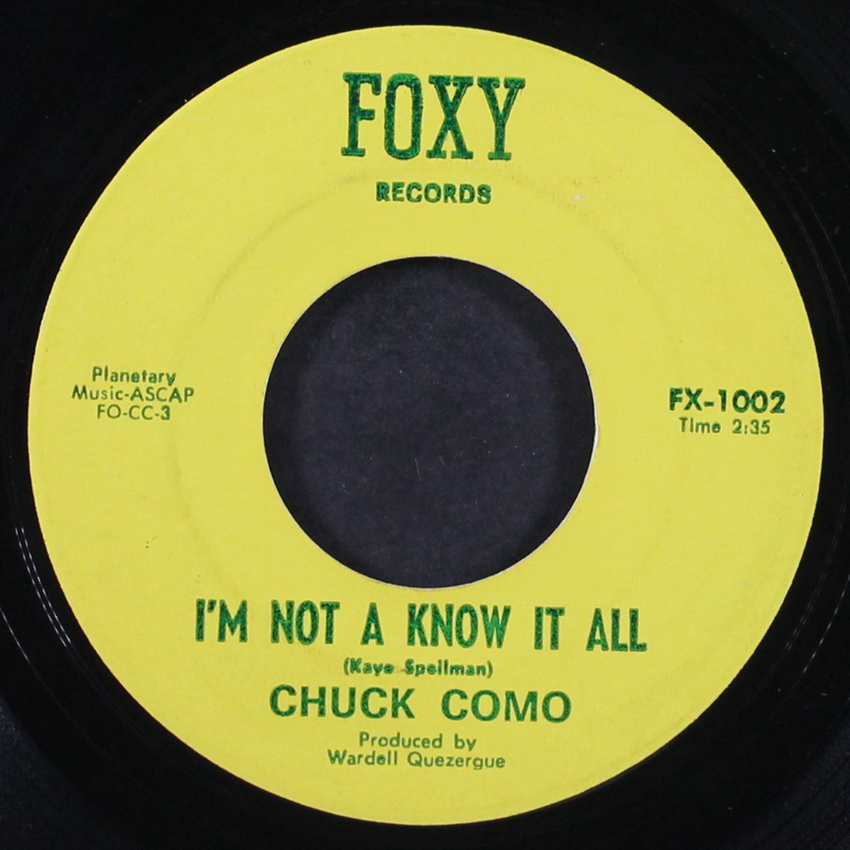 i'm not a know it all / i followed a dream by CHUCK COMO