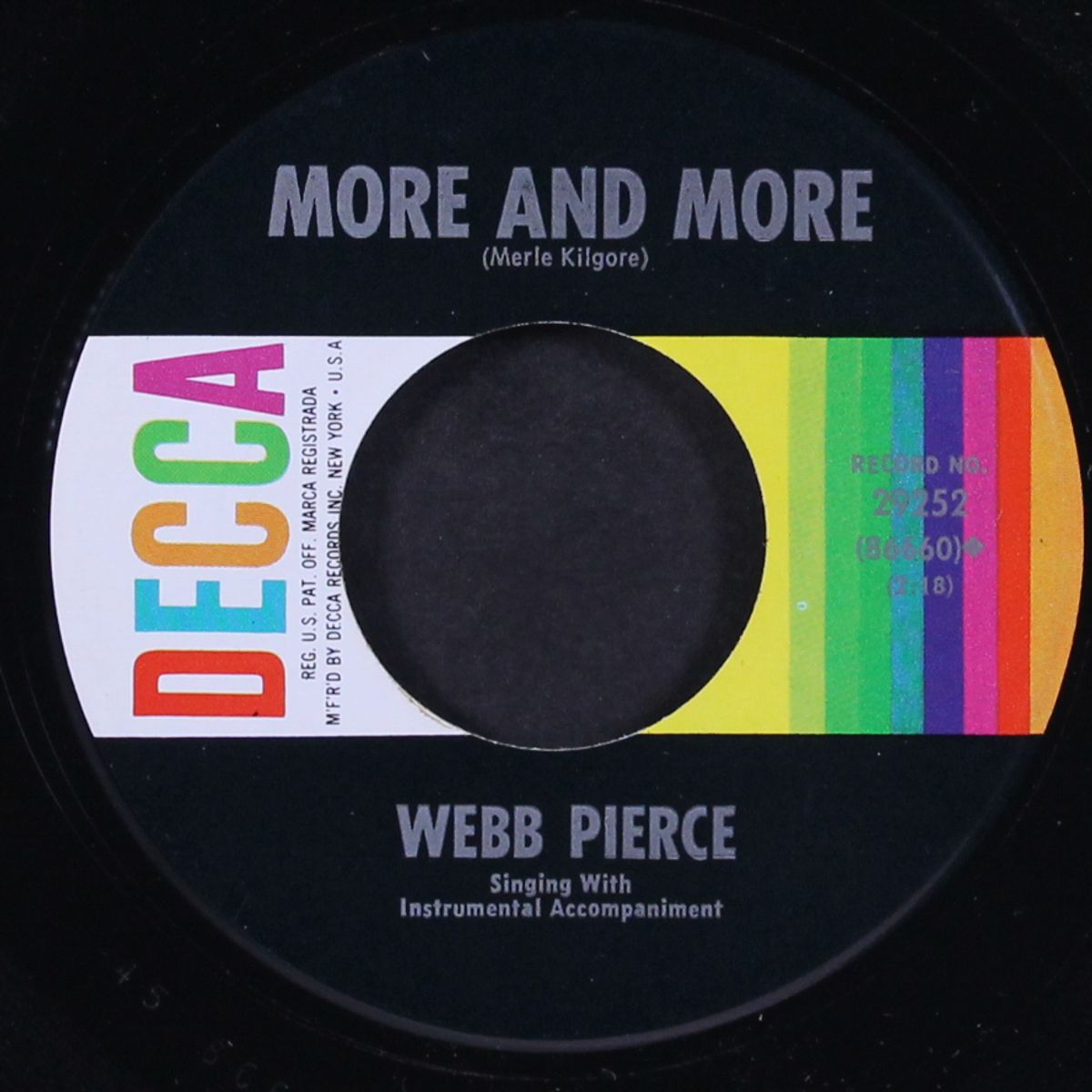 you're not mine anymore by WEBB PIERCE