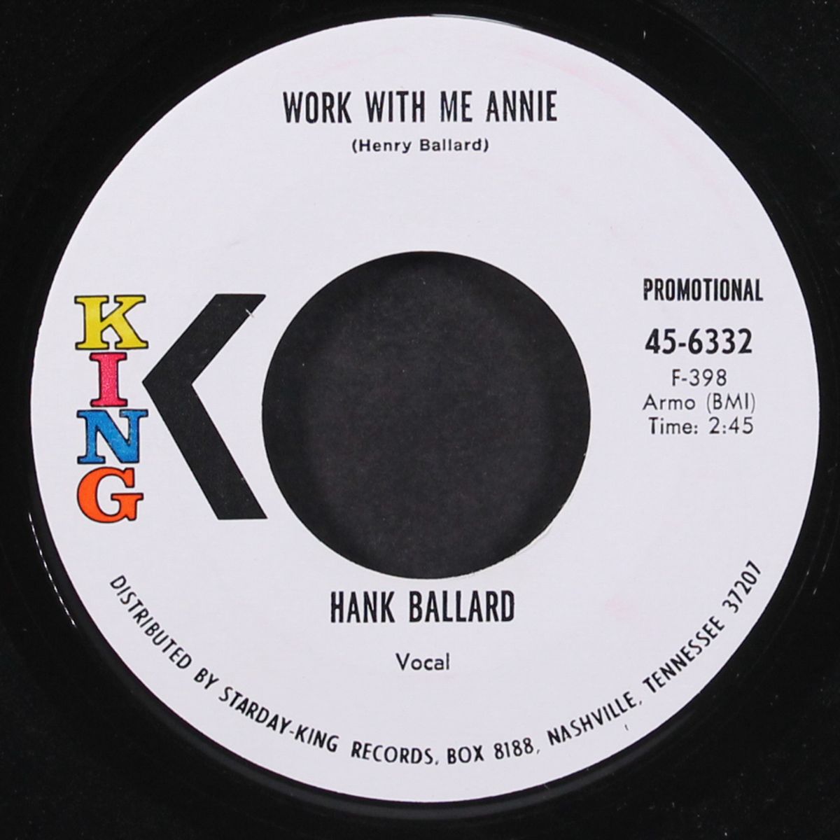 sexy ways / work with me annie by HANK BALLARD