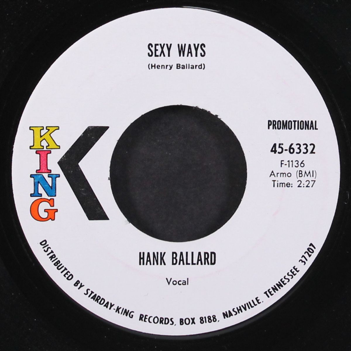 sexy ways / work with me annie by HANK BALLARD