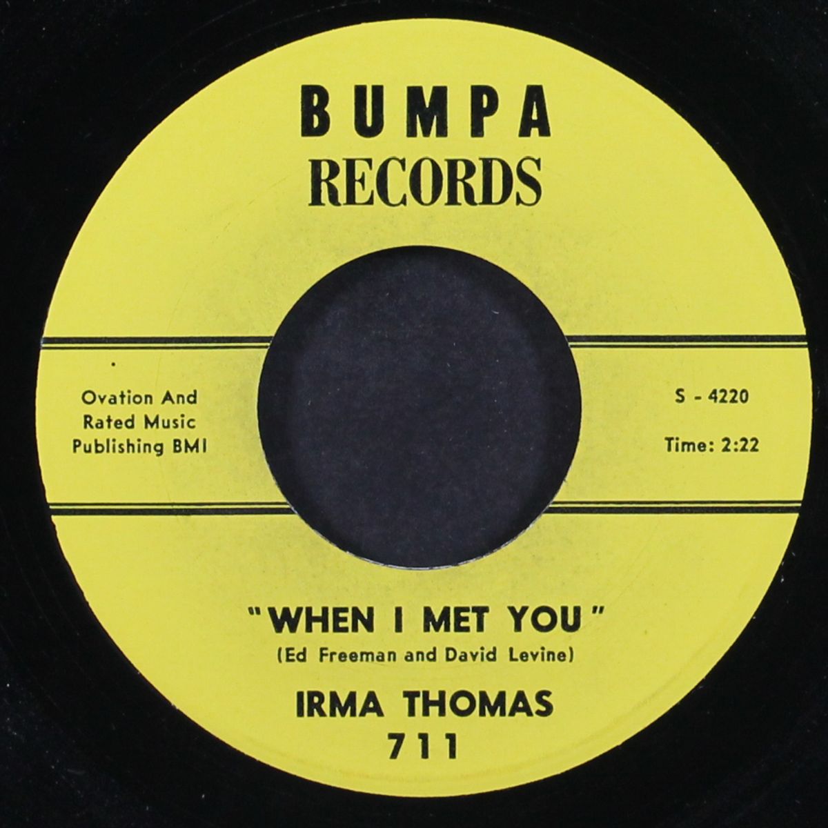 foolish girl / when i met you by IRMA THOMAS