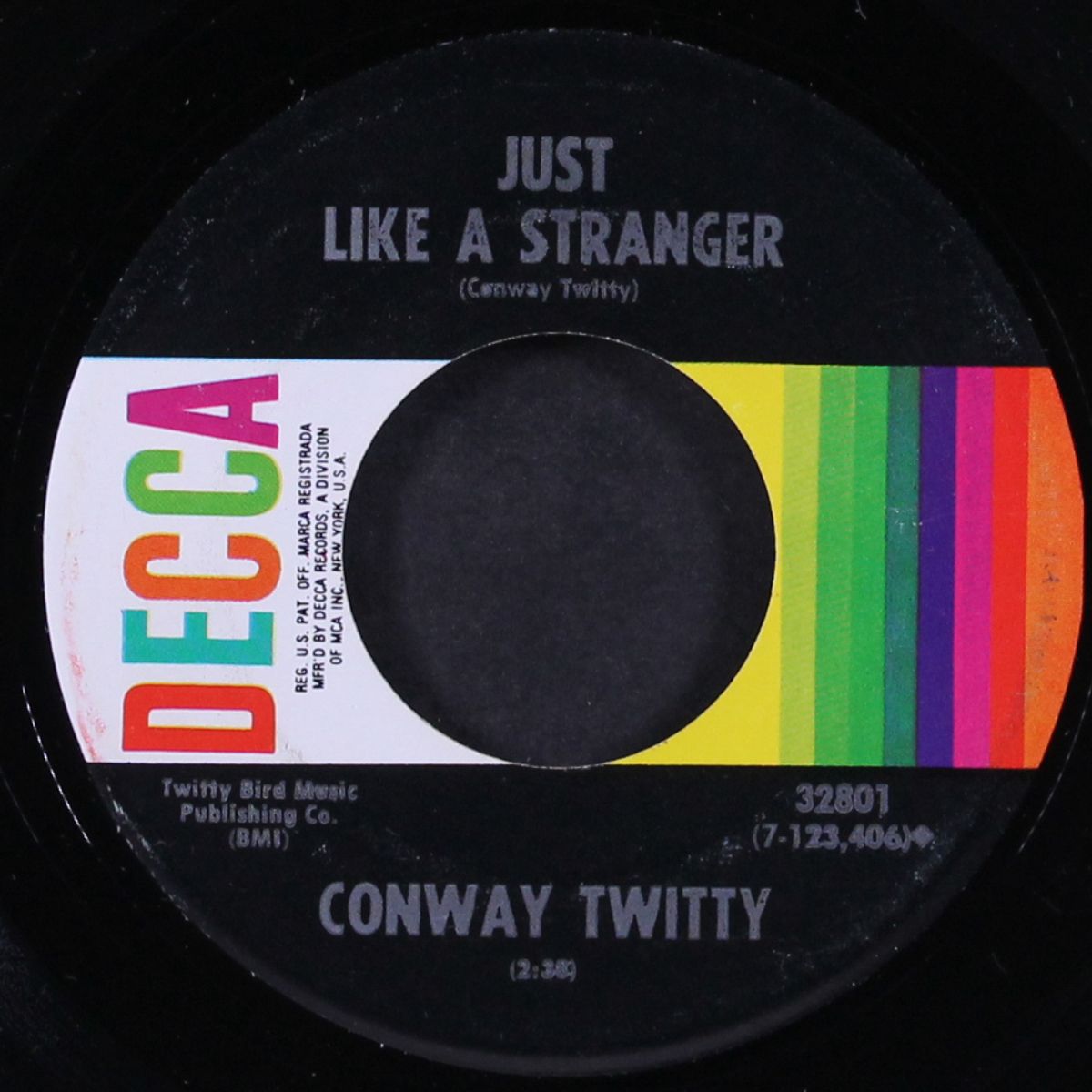 how much more can she stand / just like a stranger by CONWAY TWITTY