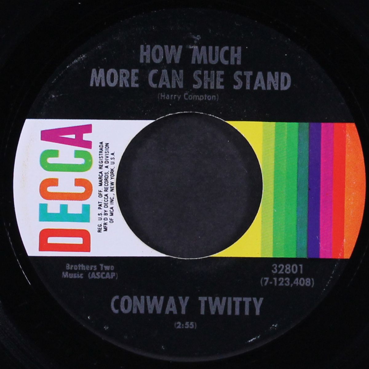 how much more can she stand / just like a stranger by CONWAY TWITTY