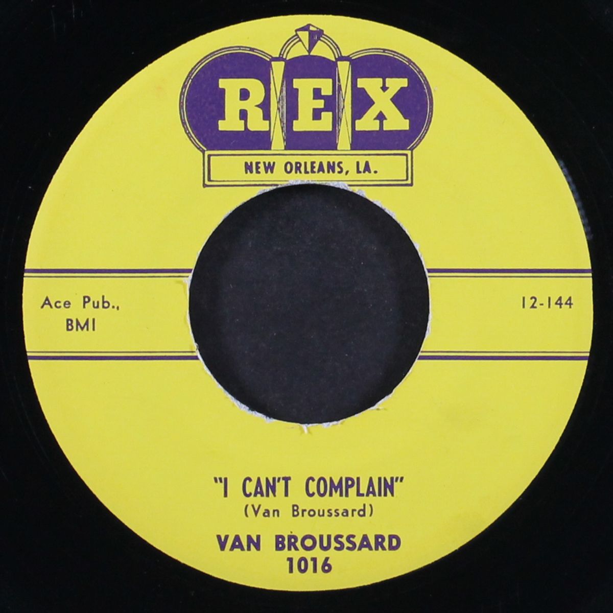 i can't complain / winter wind by VAN BROUSSARD