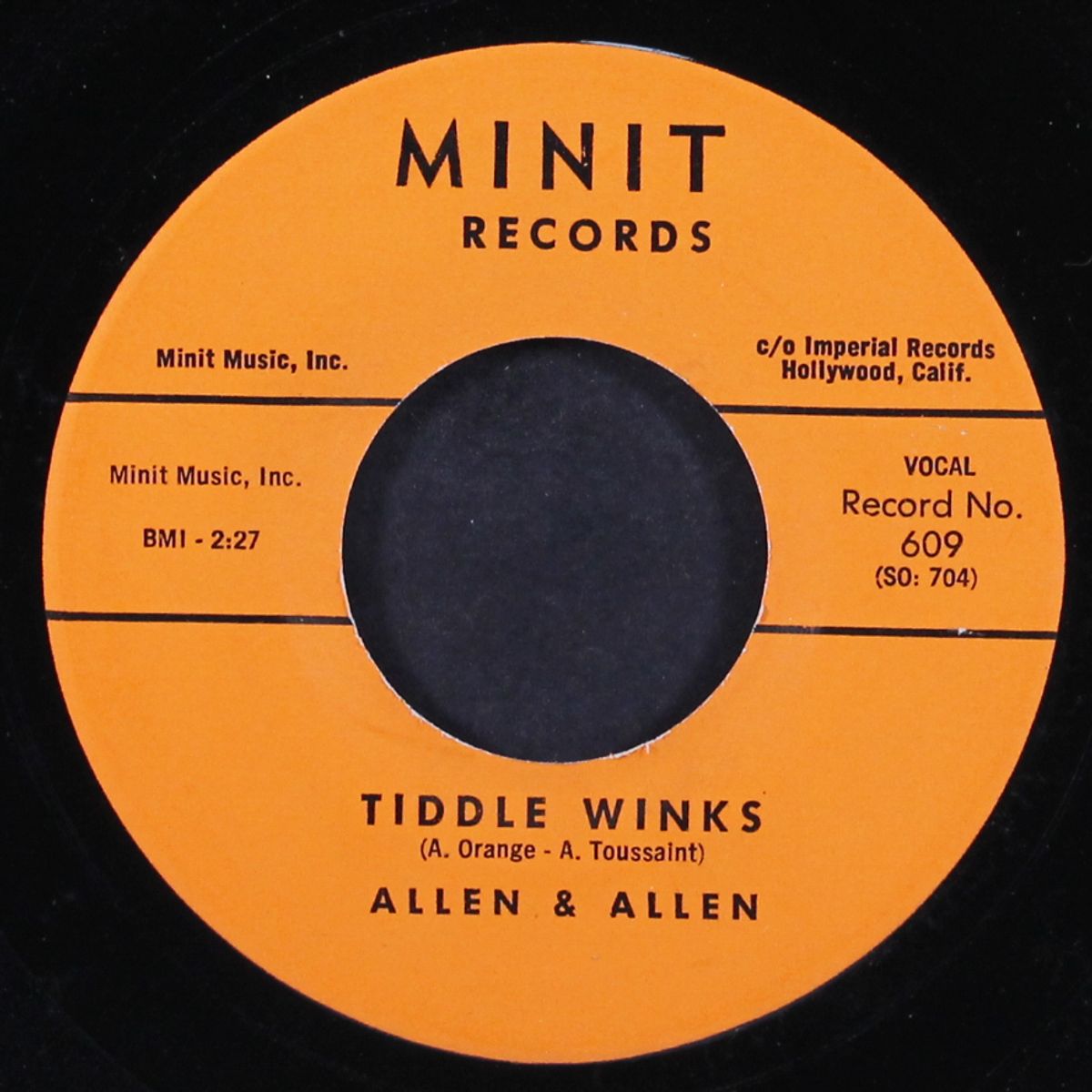tiddle winks / heavenly baby by ALLEN & ALLEN