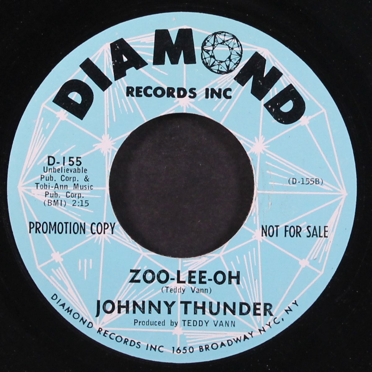 everybody likes to dance with johnny / zoo-lee-oh by JOHNNY THUNDER
