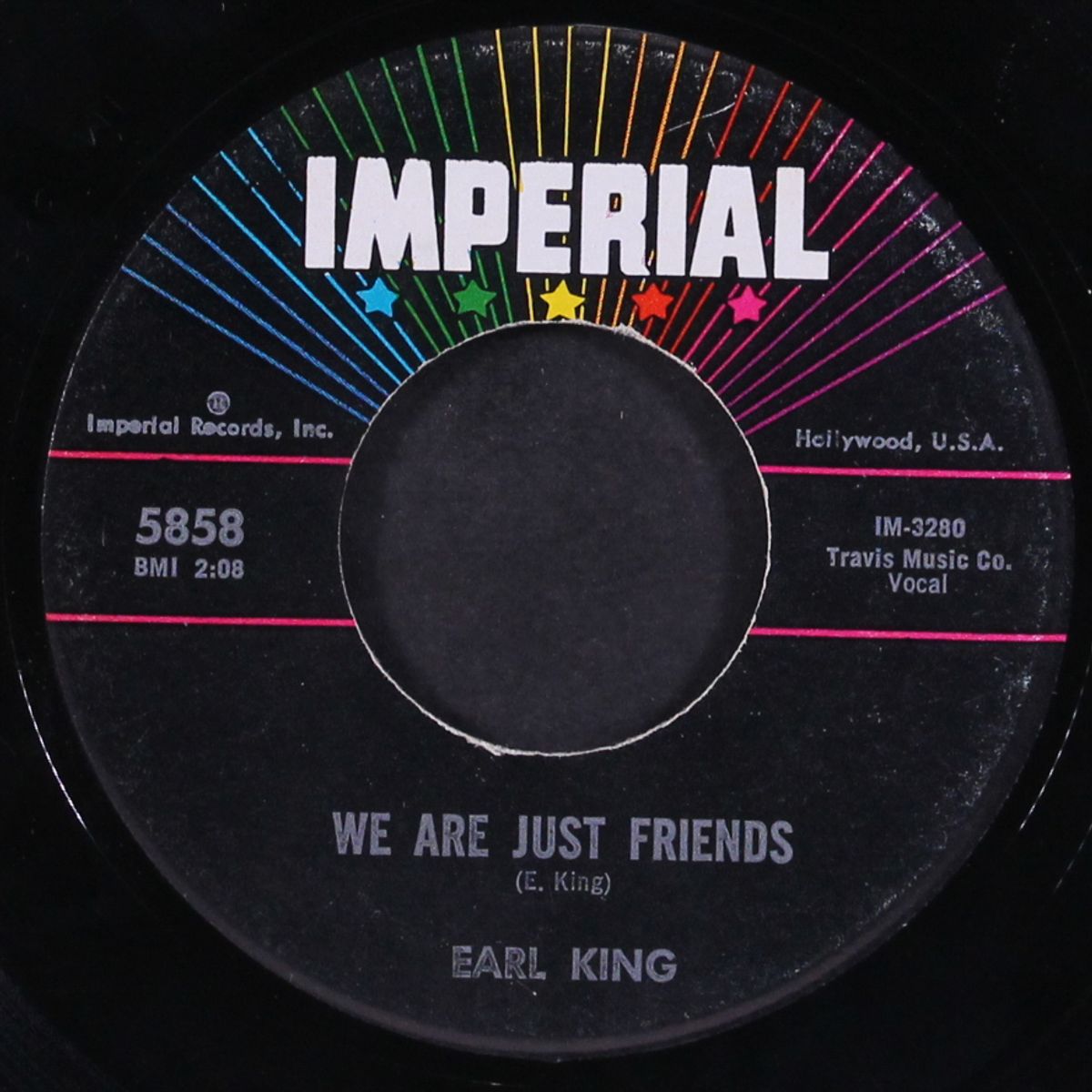 we are just friends / you're more to me than gold by EARL KING