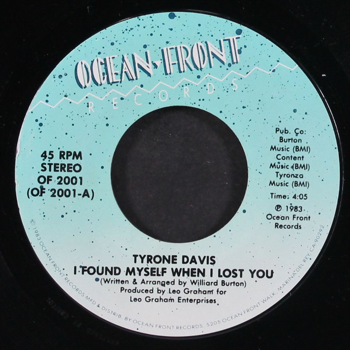 i found myself when i lost you by TYRONE DAVIS