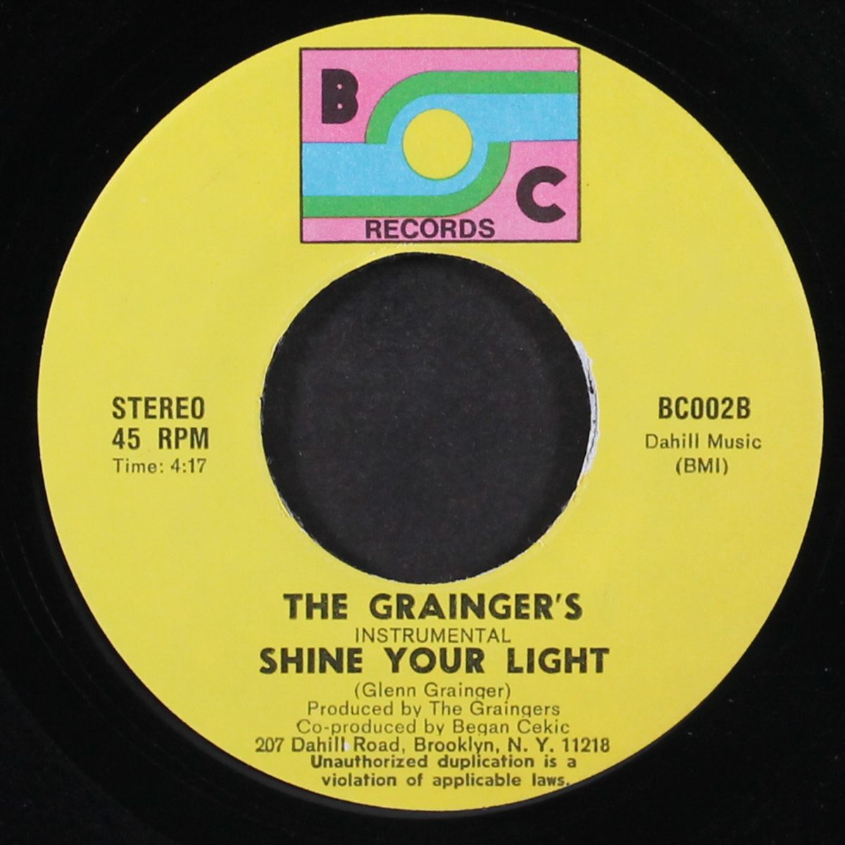 shine your light / instrumental by GRAINGER'S