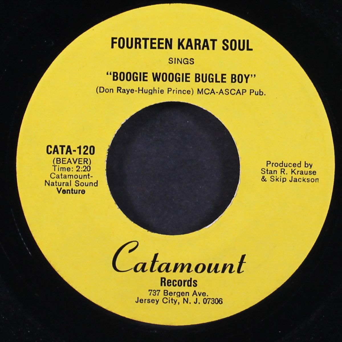 the sun / boogie woogie bugle boy by FOURTEEN KARAT SOUL